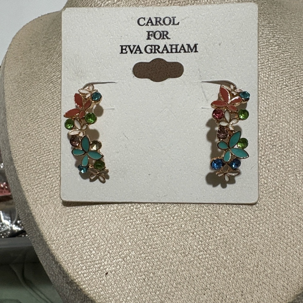 Multicolor Floral Earrings